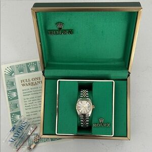 Rolex Oyster Datejust Automatic Ladies Stainless and Gold Watch